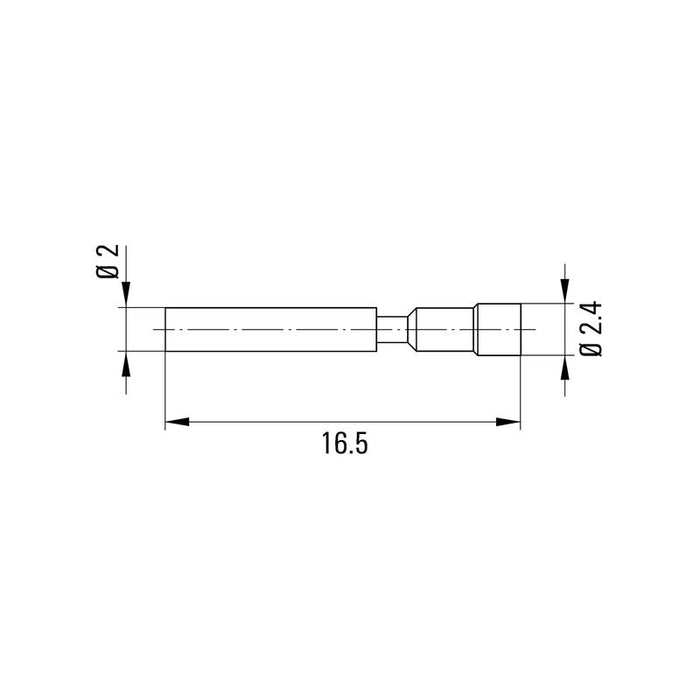 WEIDMULLER PIN PARA CONECTOR SAI SAI-M23-KBC-0.34/1.00