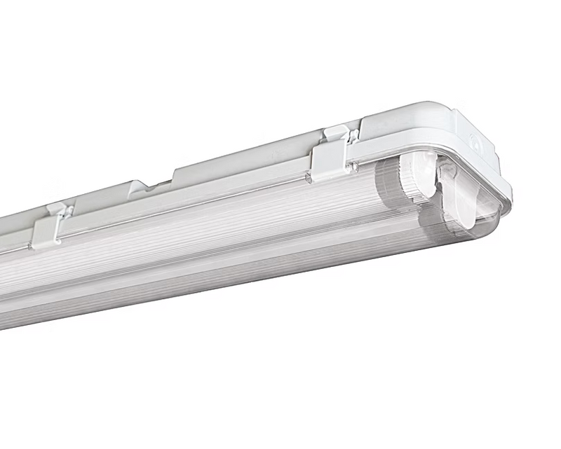 MAGG GAMMA LED 2X18W T8 100-240V 6000K GRIS (precio x pieza )
