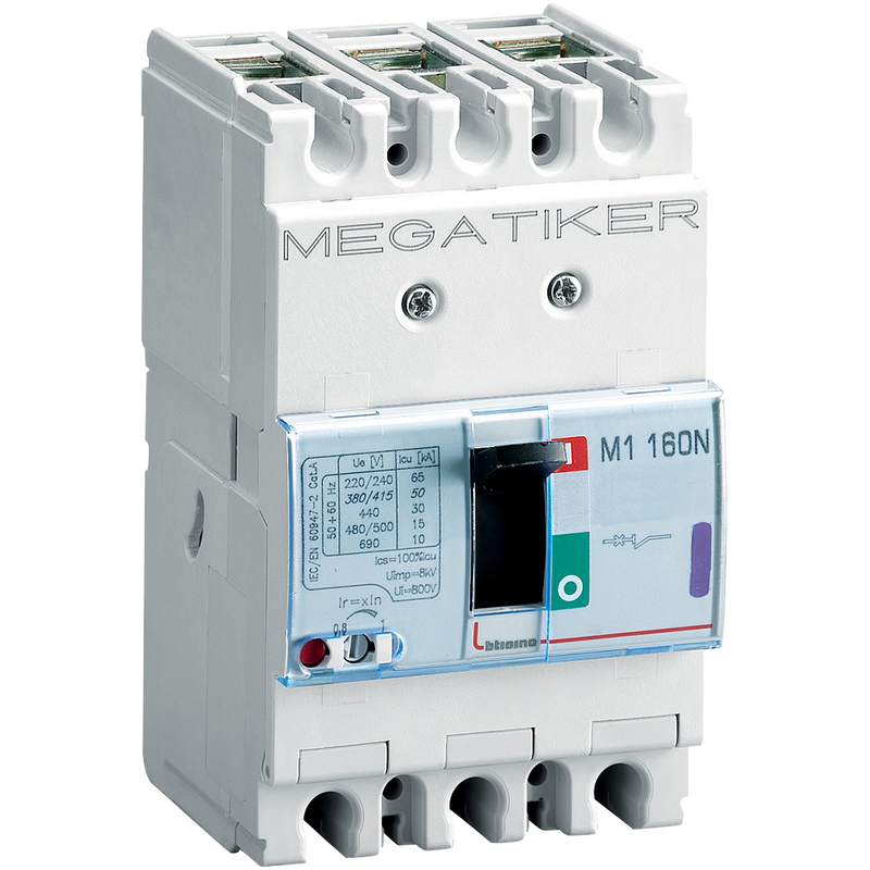 BTI INTERRUPTOR TERMOMAGNÉTICO M1 160N 3P 63A
