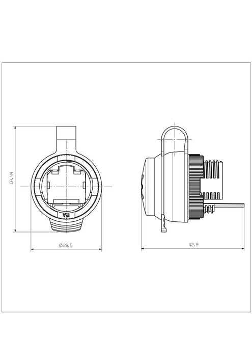 WEIDMULLER CONECTOR RJ45 FRONTCOMP MICRO IE-FCM-RJ45-C