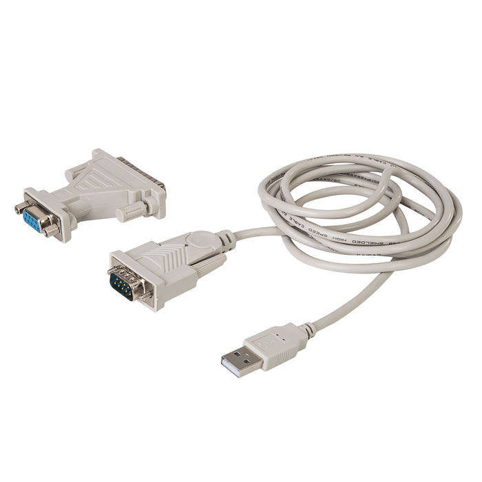 STEREN ADAPTADOR USB A SERIAL(DB9) DE 1.8 M