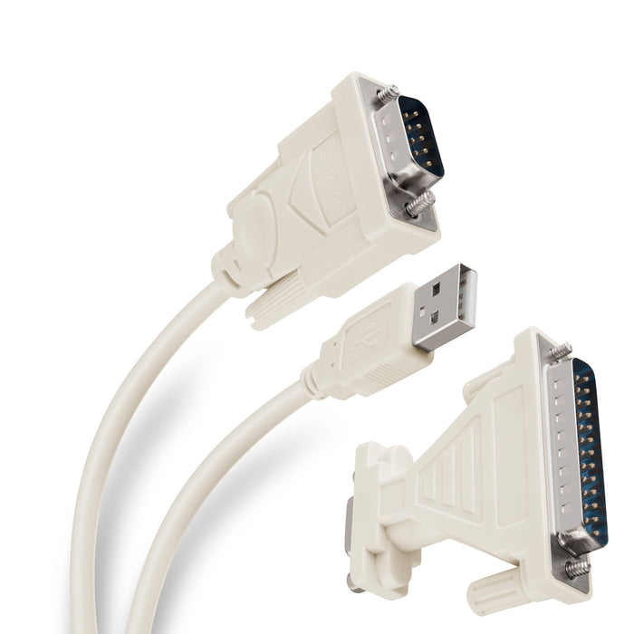 STEREN ADAPTADOR USB A SERIAL(DB9) DE 1.8 M