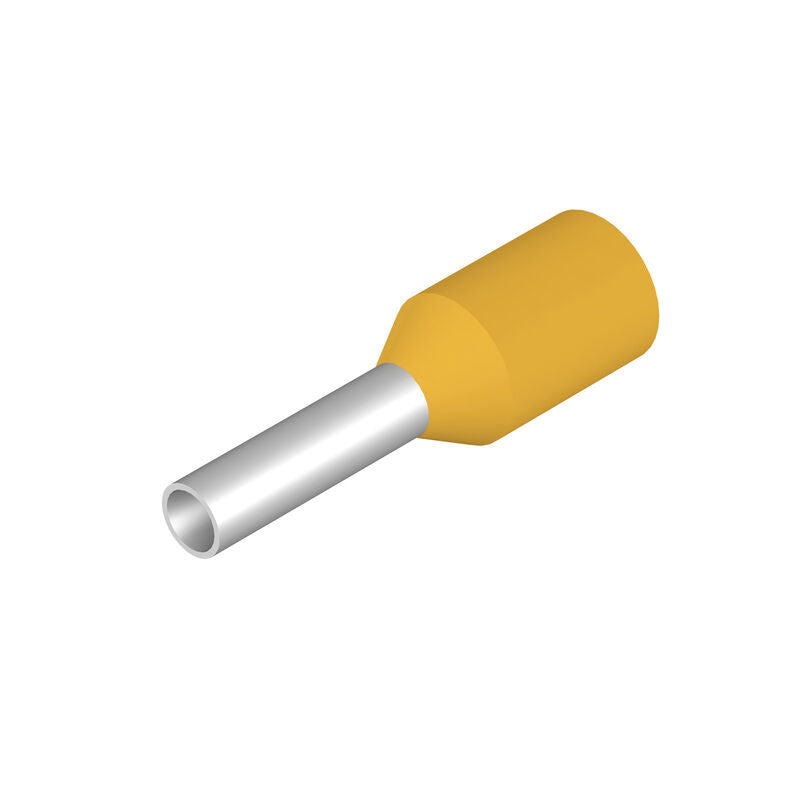 WEIDMULLER PUNTERA 17AWG AMARILLO 6mm  (500 pzas )