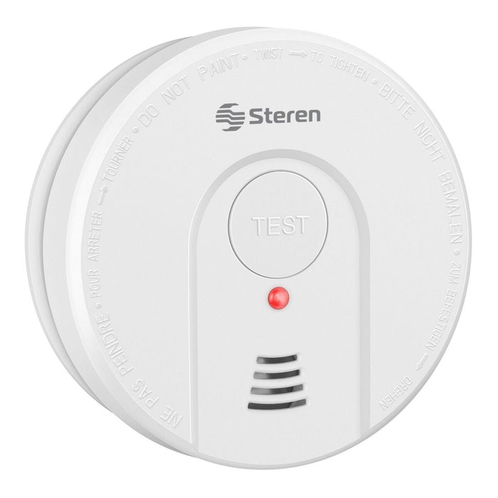 STEREN ALARMA DETECTORA DE HUMO C/ZUMBADOR