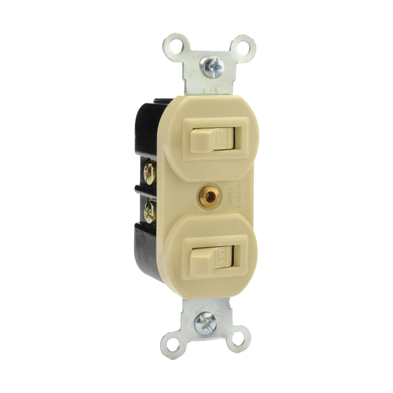 ARGOS APAGADOR DUPLEX MARFIL (MOD. 8840050)