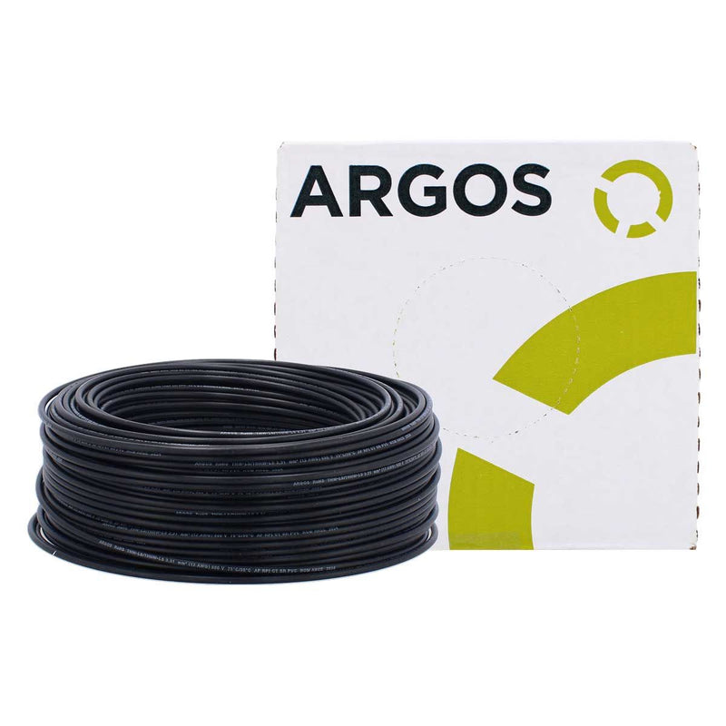 ARGOS CABLE THW 12 AWG NEGRO ROLLO