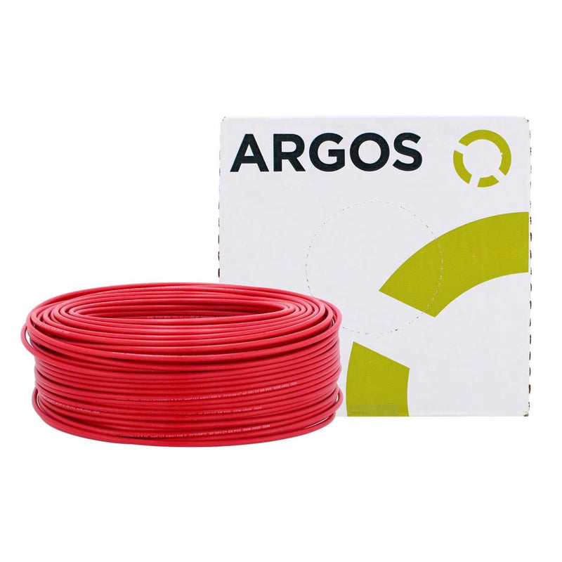 ARGOS CABLE THW 12 AWG ROJO ROLLO