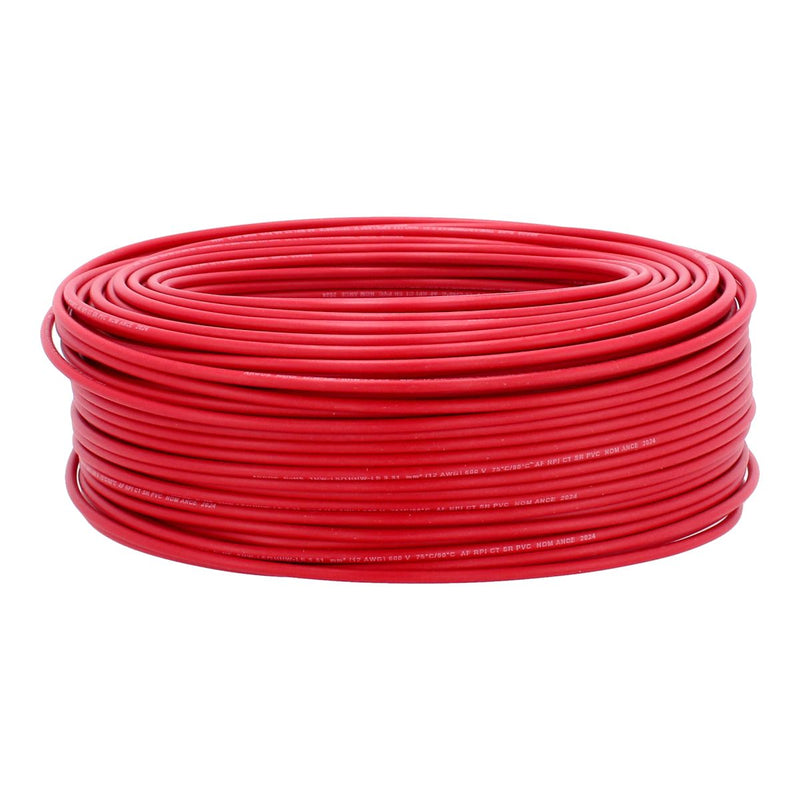 ARGOS CABLE THW 12 AWG ROJO ROLLO