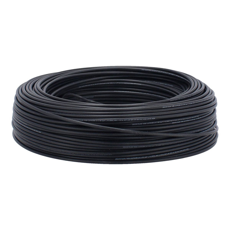 ARGOS CABLE THW 14 AWG NEGRO ROLLO