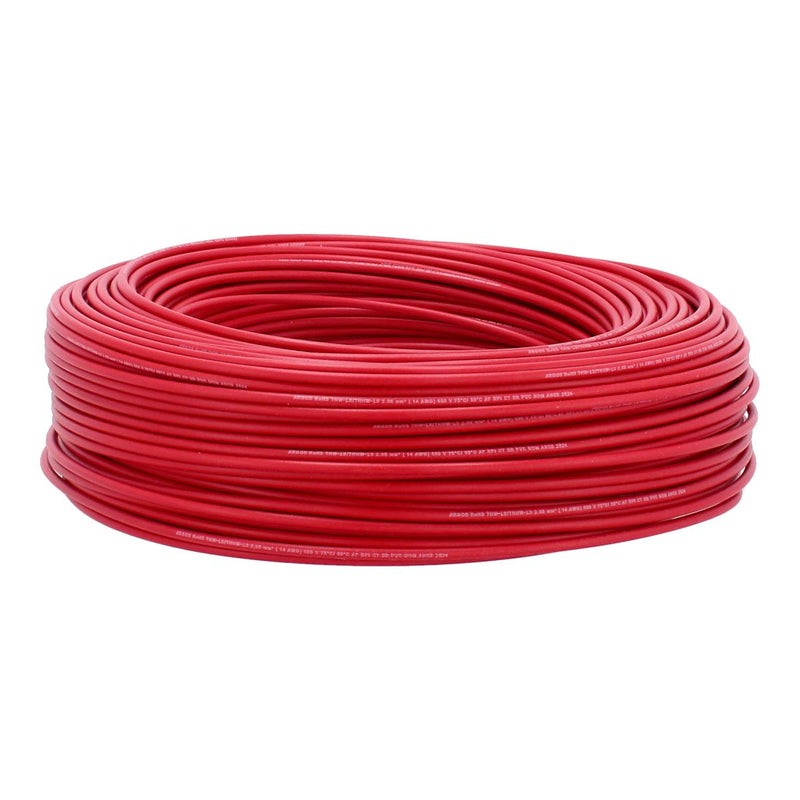 ARGOS CABLE THW 14 AWG ROJO ROLLO