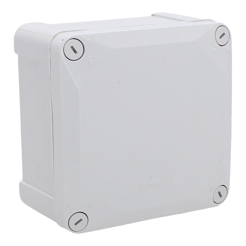 ARGOS CAJA ESTANCA LISA HUESO IP55 TORNILLO 100X100X55 MM