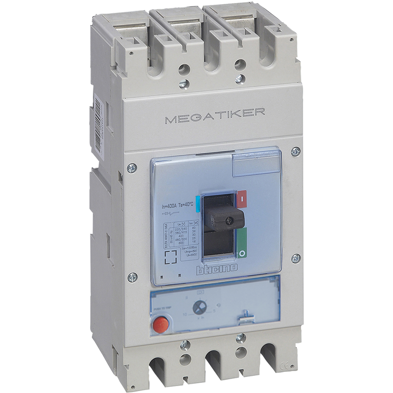 BTI INTERRUPTOR TERMOMAGNÉTICO M4 630H 3P 400A.