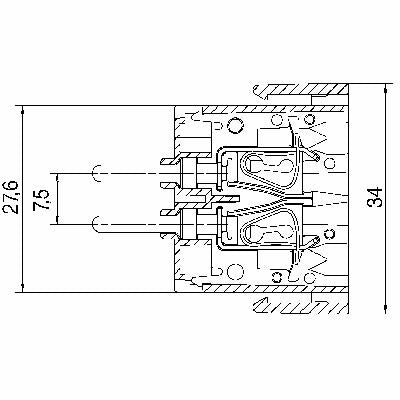 WEIDMULLER CONECTOR CONCEPT MACHO HDC-CM-4SZF AG