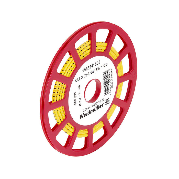 WEIDMULLER IDENT. P/CABLE 500PZAS 16-22 AWG # ""1"