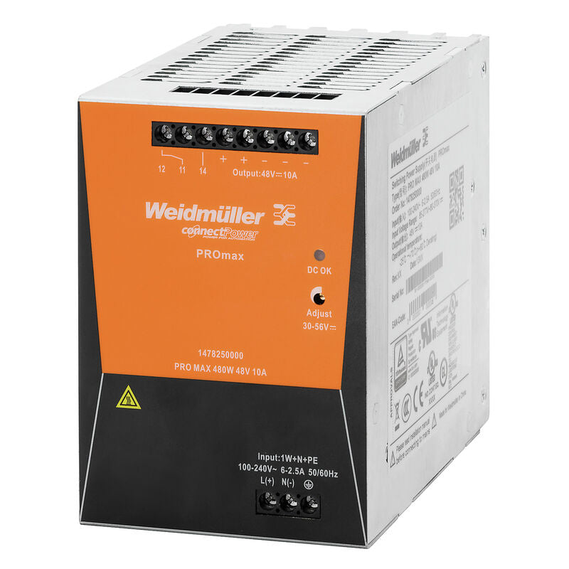 WEIDMULLER FUENTE PRO MAX 1F 100-240VAC SAL 24VDC 20A