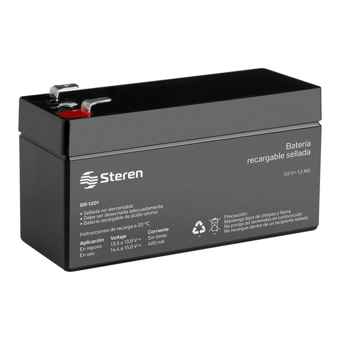 STEREN BATERIA RECARGABLE D/ACIDO 12V 1 AMP