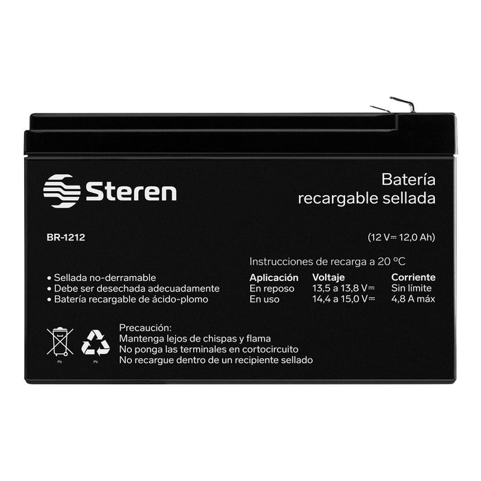 STEREN BATERIA RECARGABLE D/ACIDO 12V 12A