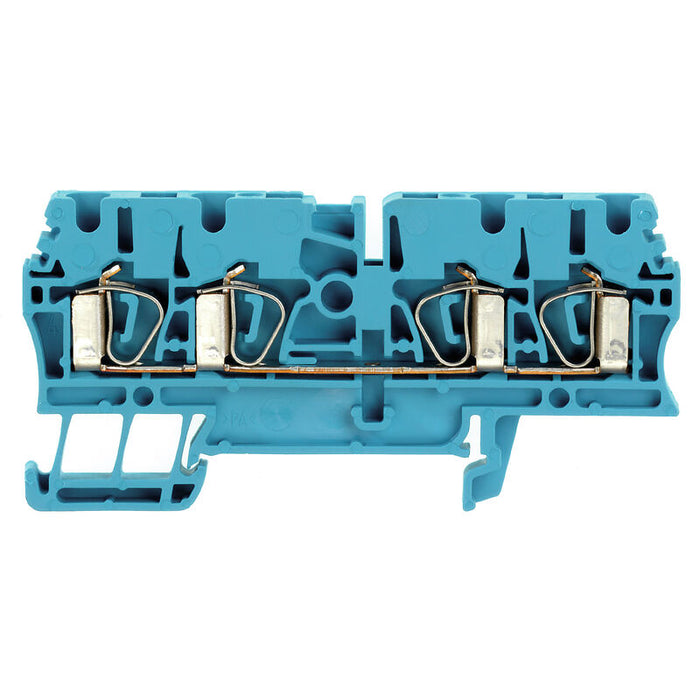 WEIDMULLER CLEMA DE PASO ZDU 2.5/4AN BL