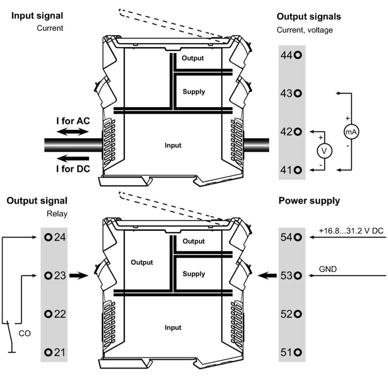 Weidmuller Convertidor Ent 30A Sal 4-20Ma Act20P-Cmt-30-Ao-Rc-S SKU: 1510540000