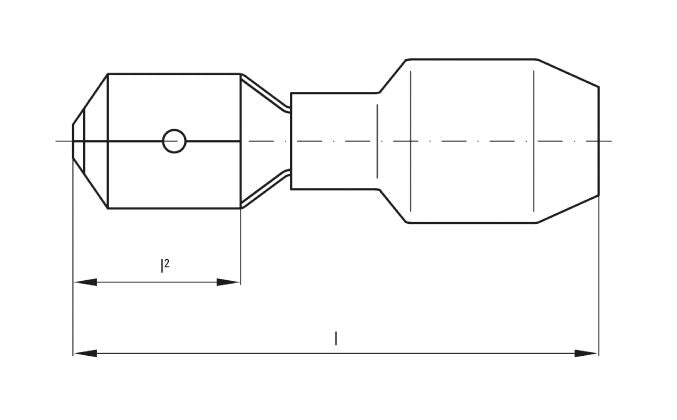 WEIDMULLER LIF 6M638 R PUNTA ENCHUFABLE PLANO (100 PZ