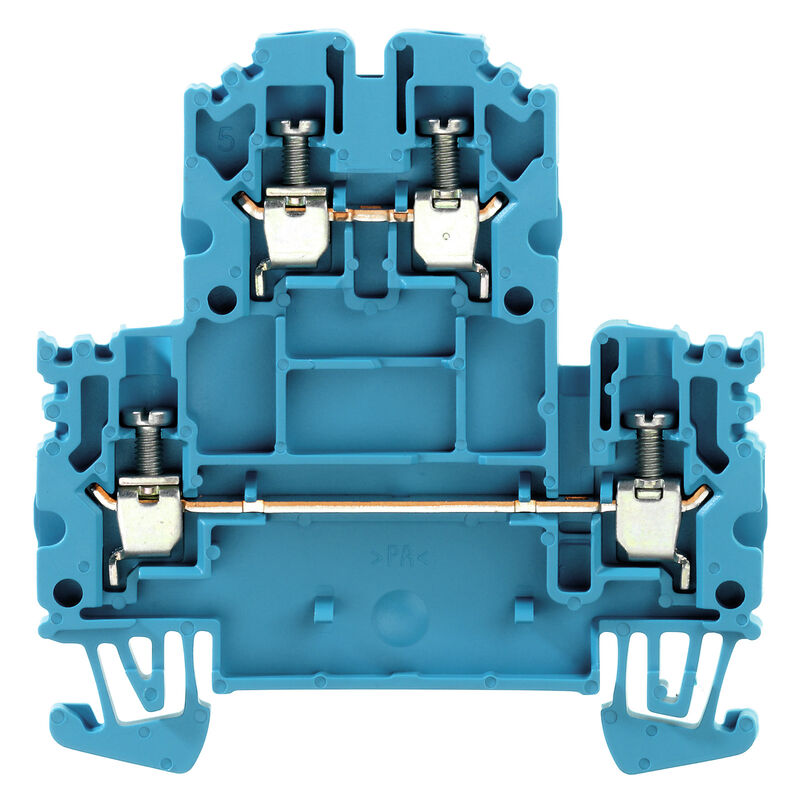 WEIDMULLER CLEMA DOBLE PISO AZUL WDK 2.5N BL
