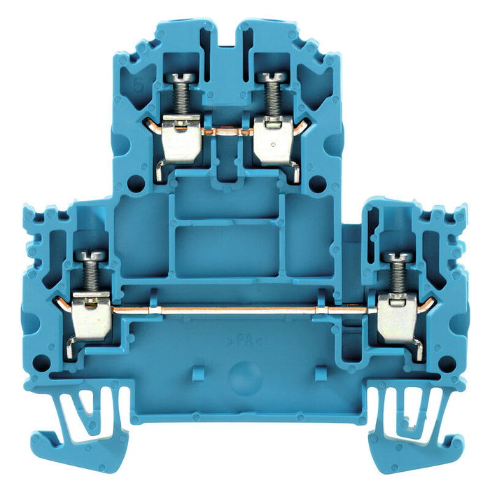 WEIDMULLER CLEMA DOBLE PISO AZUL WDK 2.5N BL