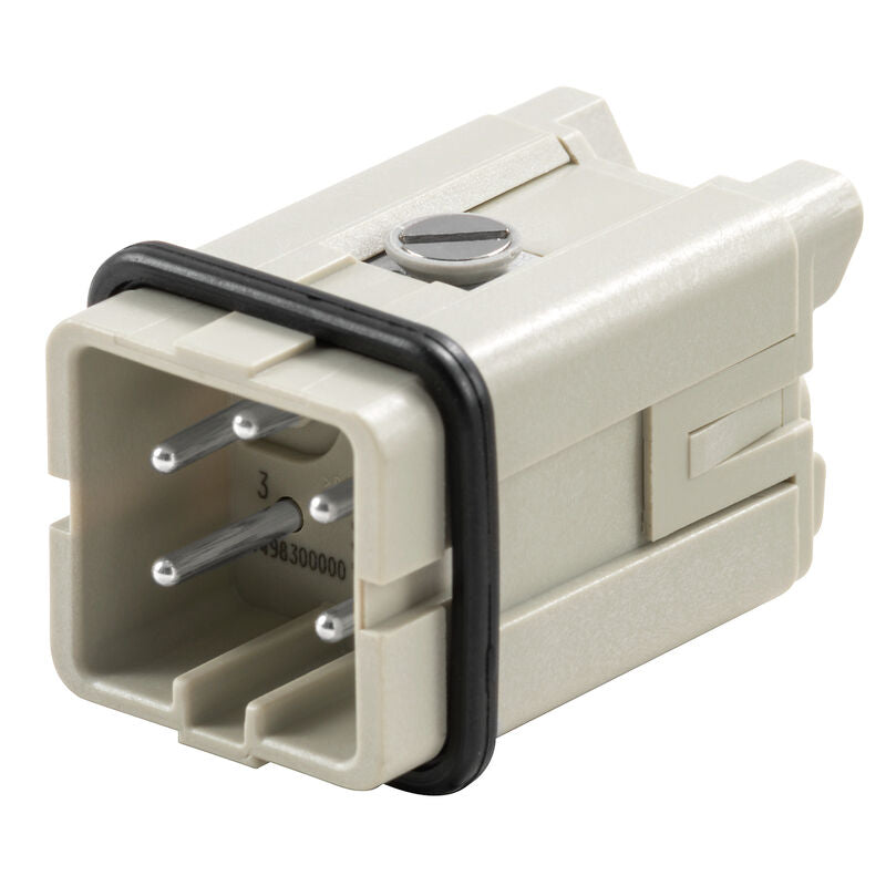 WEIDMULLER CONECTOR MACHO 4POLOS + TIERRA HDC HA 4 MS