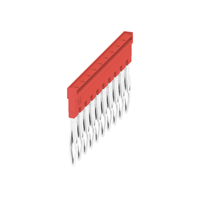 WEIDMULLER PUENTE 10 POLOS ZQV 2.5N/10 RD ROJO