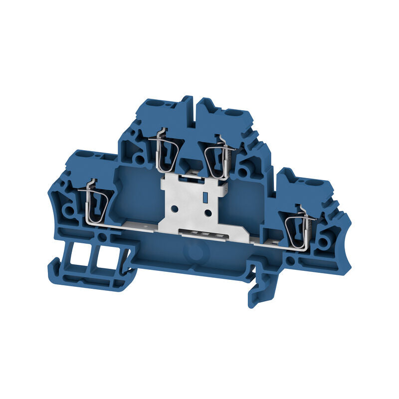 WEIDMULLER CLEMA DOBLE PISO AZUL ZDK 2.5V BL