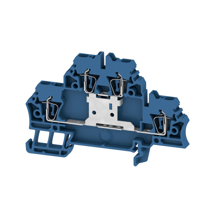 WEIDMULLER CLEMA DOBLE PISO AZUL ZDK 2.5V BL