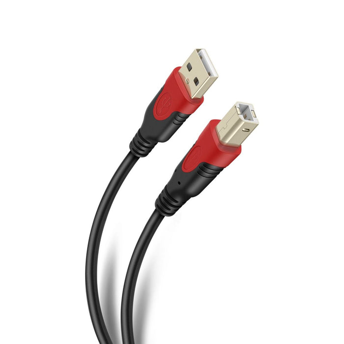 STEREN ARNES USB 2.0 DORADO P/IMPRESORA 7.2M