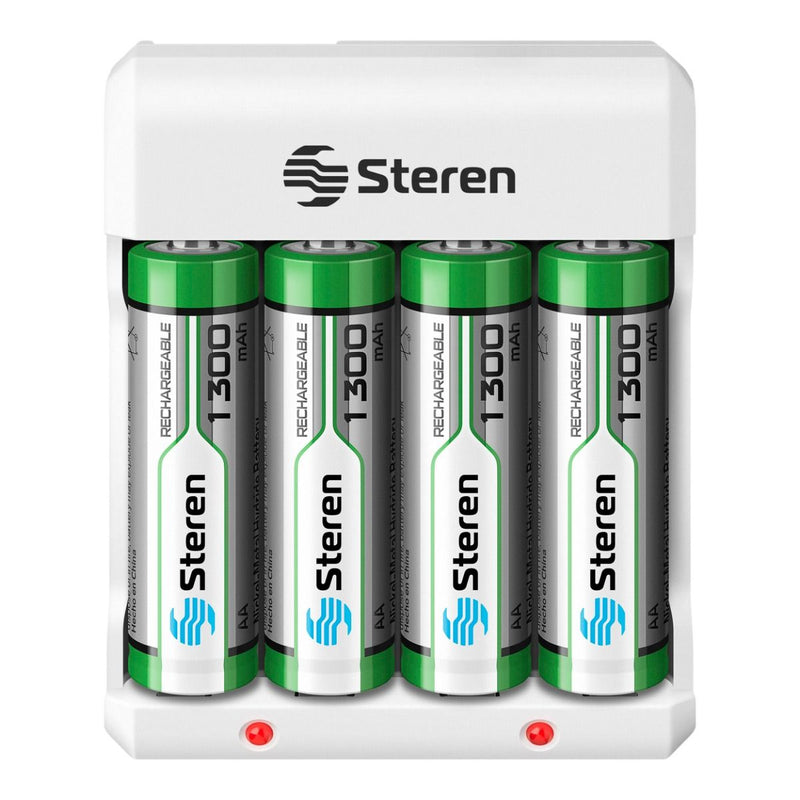 STEREN CARGADOR PARA 1-4 PILAS AAA