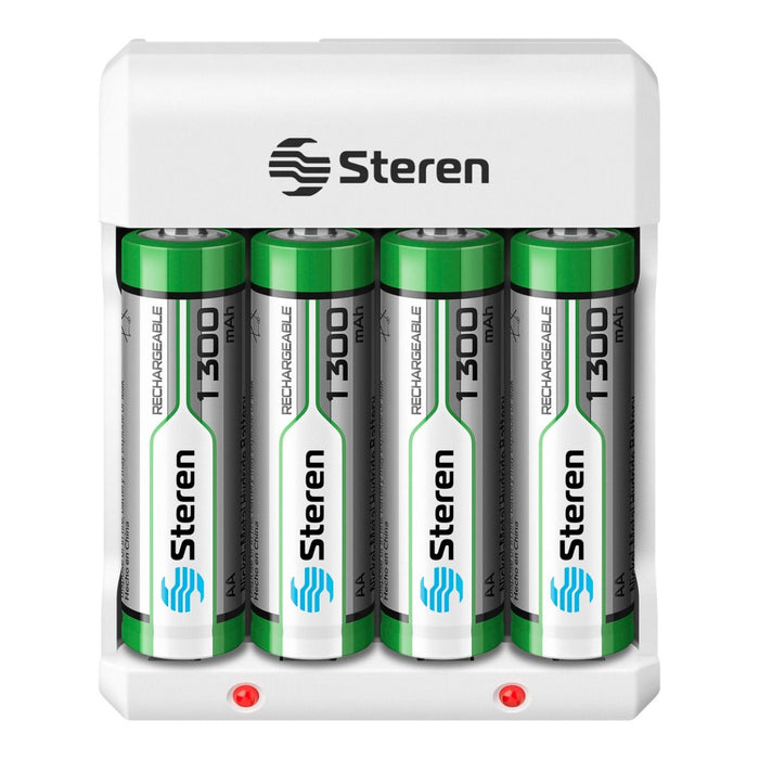 STEREN CARGADOR PARA 1-4 PILAS AAA
