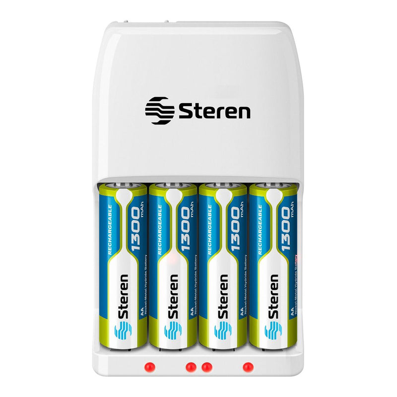 STEREN CARGADOR DE BATERIAS AA/AAA
