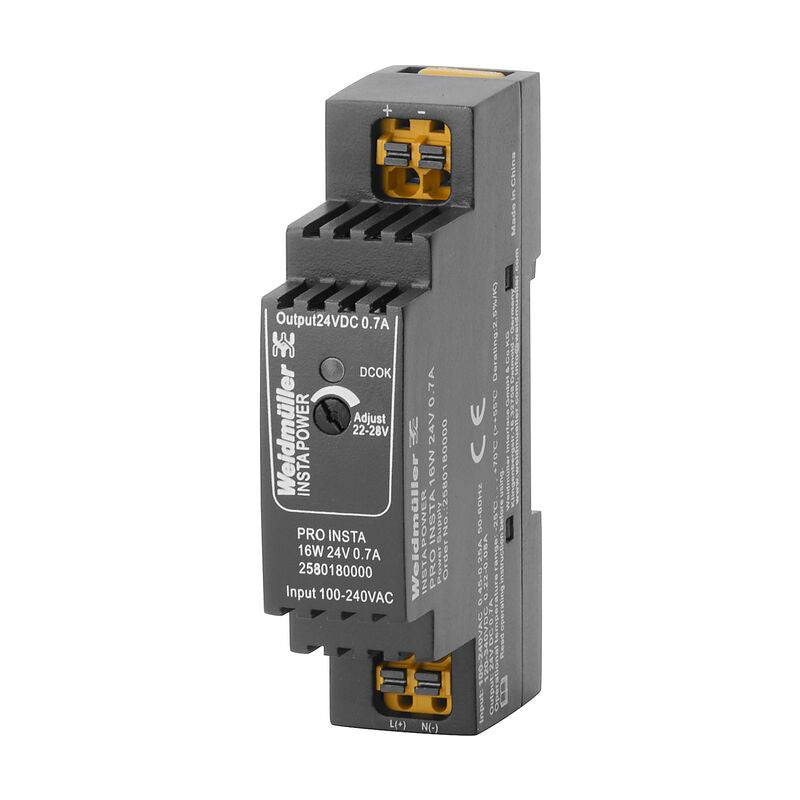 WEIDMULLER FUENTE PRO INSTA 1F 110-240VAC SAL 24VDC 0.7A