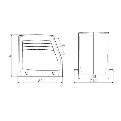 WEIDMULLER CAPOTA HDC 32A TSBU 1PG21G