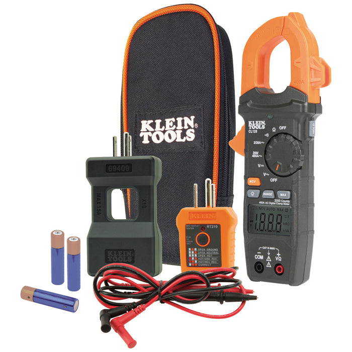 KLEIN KIT DE MULTIMETRO PROBADOR Y DIVISOR DE LINEA