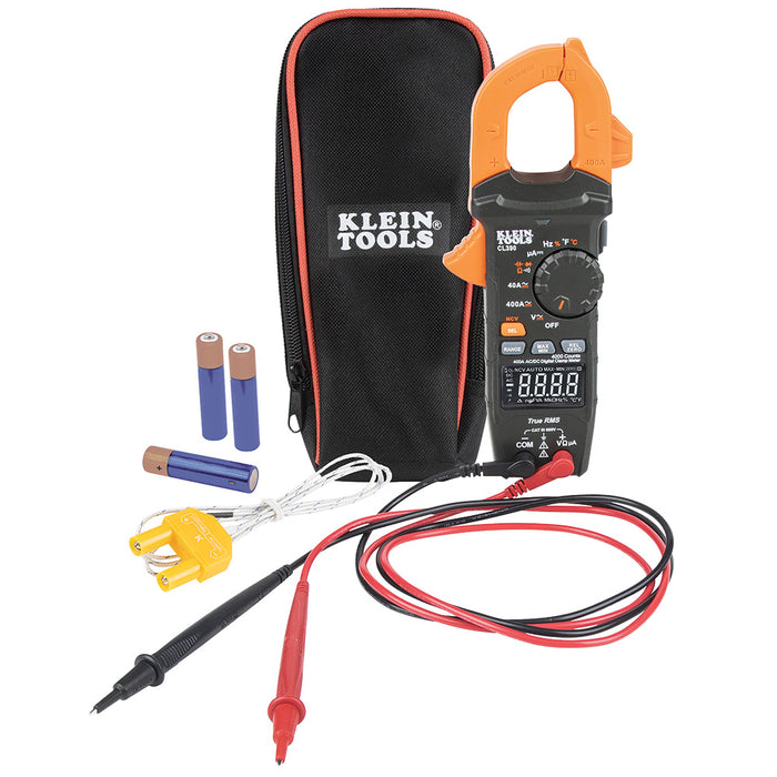 KLEIN MULTIMETRO DE GANCHO 400 A CA/DC+TRMS