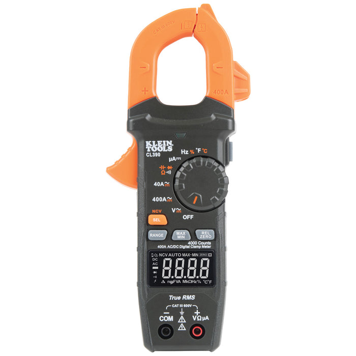 KLEIN MULTIMETRO DE GANCHO 400 A CA/DC+TRMS