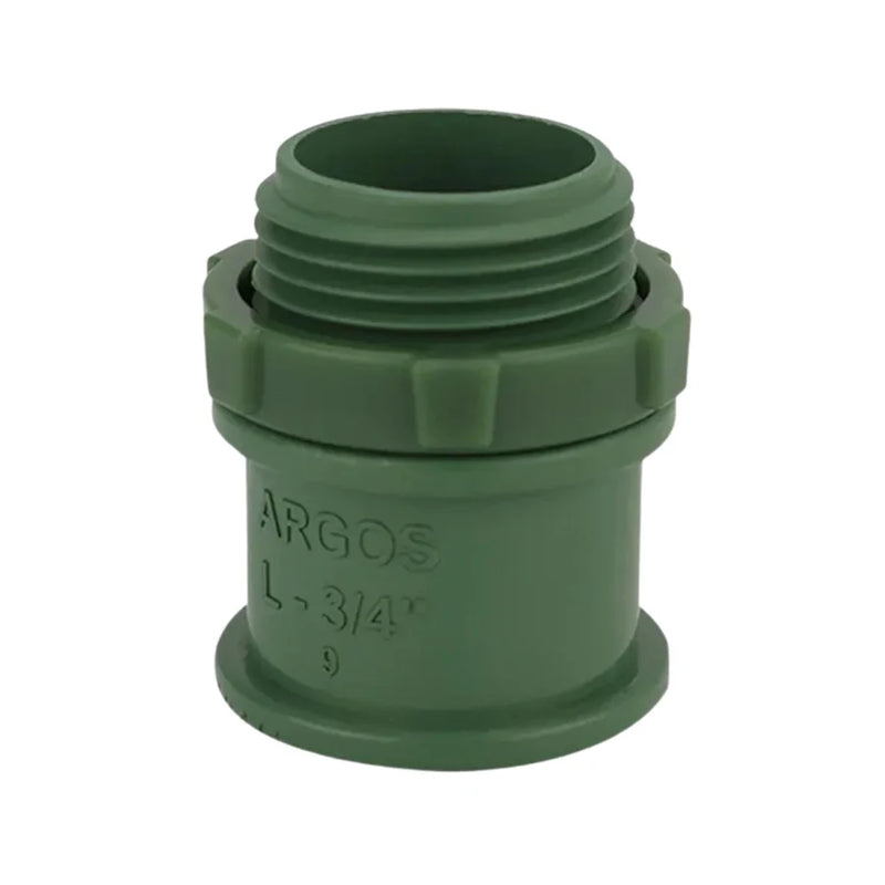 CONECTOR PVC VERDE ELECTRICO 19mm (3/4) LIGERO