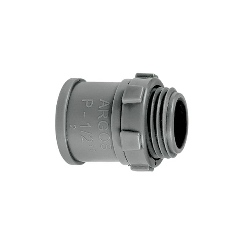ARGOS CONECTOR PVC PESADO 38MM (11/2") GRIS