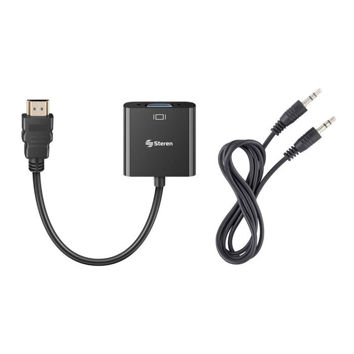 STEREN CONVERTIDOR HDMI A VGA PARA COMPUTADORA
