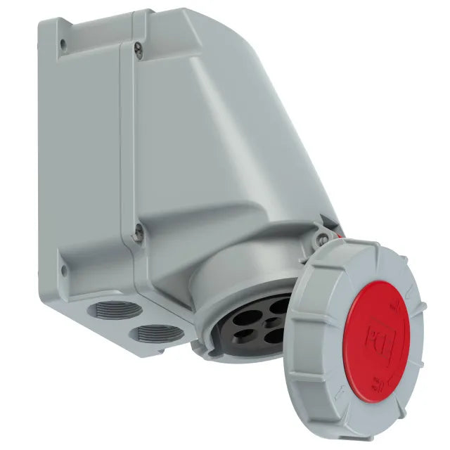 PCE BASE MURAL 3P+N+T 6H63A 400V IP67 ROJO