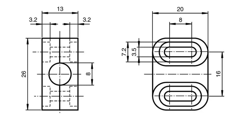 PEPPERL BRACKET DE MONTAJE M18 BF8