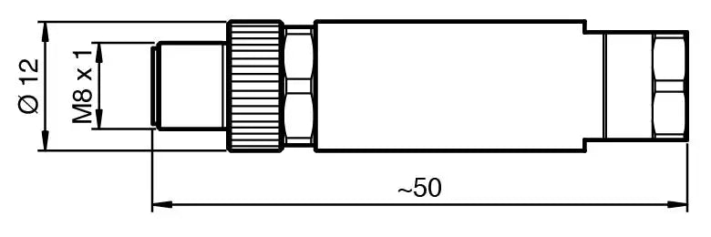PEPPERL CONECTOR MACHO M8 3P V3S-GM