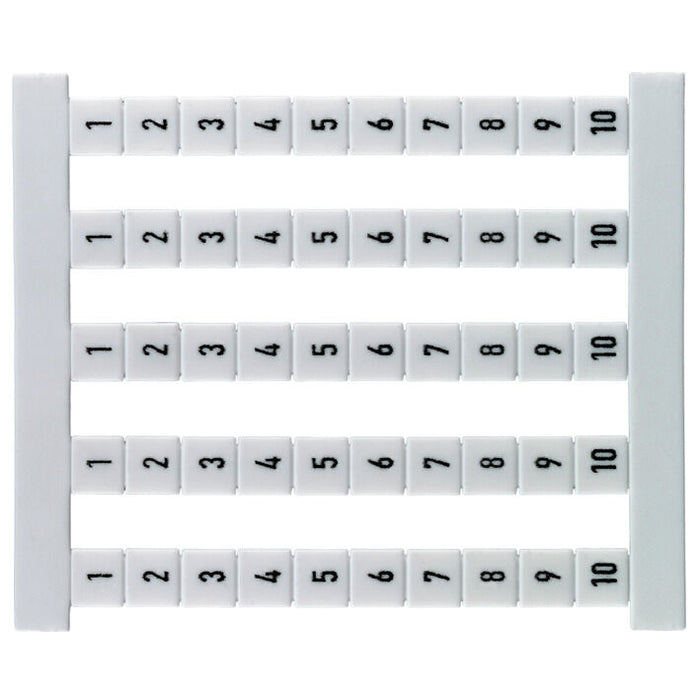 WEIDMULLER PLANILLA ETIQUETAS DEK 5 11-20 VERTICAL (50 etiq)