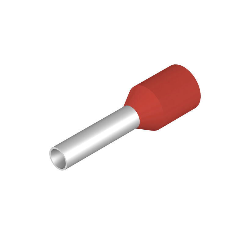 WEIDMULLER PUNTERA 16AWG ROJO 8mm (500 pzas )