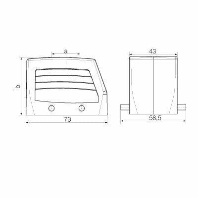 WEIDMULLER CAPOTA SAL SUP 2G GRUPO 4 HDC 10B TOBU 1PG21G