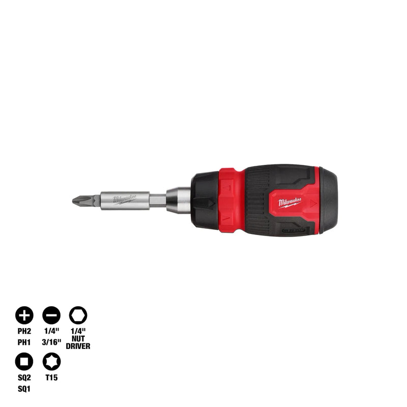 MILWAUKEE DESATORNILLADOR COMPACTO 8 EN 1