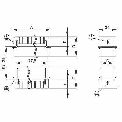 WEIDMULLER CONECTOR HEMBRA HDC HE 16 FS